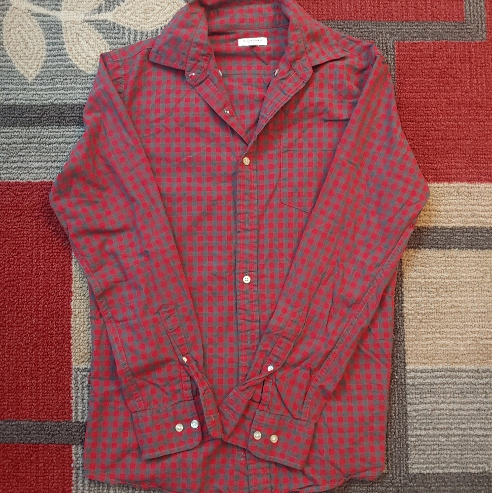 Sonoma Life Style Mens Long Sleeved Cotton Shirt